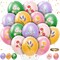 Spring Summer Wildflower Floral Printed Party Supplies Latex Balloons